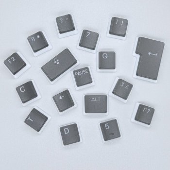 Steelseries PrismCaps Double Shot PBT Keycaps UK